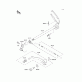 Схема вузла: Перемикач передач для Kawasaki EX250 ZZR250
