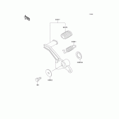 Схема вузла: Лапка гальма для Kawasaki EX250 ZZR250