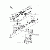 Схема вузла: Starter motor для Kawasaki ZX1400 ZZR1400