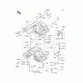 Схема узла: Картер двигателя для Kawasaki ZR1200 ZRX1200 DAEG