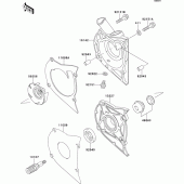 Схема вузла: Водяний насос Kawasaki ER500 ER-5