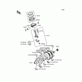 Схема узла: Crankshaft/piston (s) для Kawasaki ZX1400 ZZR1400