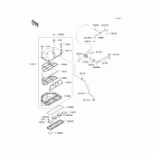 Схема узла: Воздушный фильтр для Kawasaki ZX636 Ninja ZX-6R