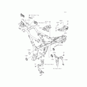 Схема вузла: Кріплення для Kawasaki ER250 Z250