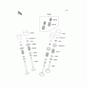 Схема вузла: Valve(1/2) для Kawasaki ZX600 Ninja ZX-6