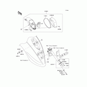 Схема узла: Taillight(s)(jkavn2d1 7a011497-) для Kawasaki VN900 Vulcan 900 Classic LT