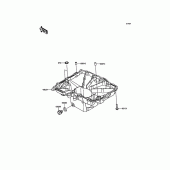 Схема вузла: Oil Pan для Kawasaki KLZ1000 Versys 1000 LT
