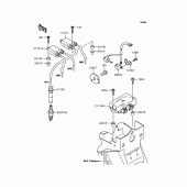 Схема узла: Катушка зажигания для Kawasaki ZR250 Balius-II