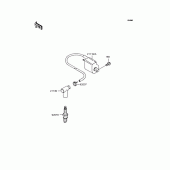 Схема вузла: Котушка запалювання для Kawasaki KMX80 KSR-II