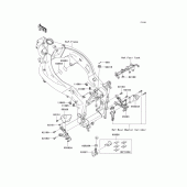 Схема узла: Frame fittings(front) для Kawasaki ZX600 Ninja ZX-6R