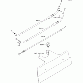 Схема узла: Тросики для Kawasaki ZG1400 1400GTR ABS