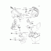 Схема вузла: Fuel injection для Kawasaki VN900 Vulcan 900 Custom