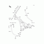 Схема вузла: Рама для Kawasaki EL250 Eliminator 252