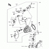 Схема вузла: Карбюратори для Kawasaki KX250/ KX252 KX250F