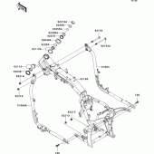 Схема узла: Рама для Kawasaki VN2000 VN2000 Classic