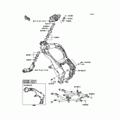Схема узла: Рама для Kawasaki KLZ1000 Versys 1000