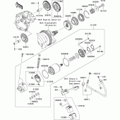 Схема вузла: Starter motor для Kawasaki ZX1000 Ninja ZX-10R