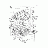 Схема вузла: Картер двигуна для Kawasaki ZR750 Z750