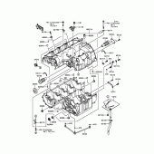 Схема узла: Картер двигателя для Kawasaki ZR800 Z800 ABS