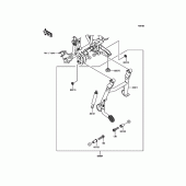 Схема узла: Центральная подставка для Kawasaki KLE300 Versys-X 300 ABS