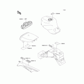 Схема вузла: Інформаційні наклейки для Kawasaki ZX900 Ninja ZX-9R