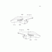 Схема вузла: Decals(yellow) для Kawasaki KLE650 Versys 650
