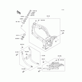 Схема вузла: Рама для Kawasaki ZX900 Ninja ZX-9R