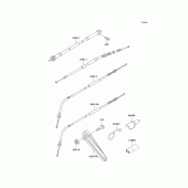 Схема узла: Тросики для Kawasaki KLX250 KLX250SR