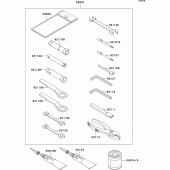 Схема вузла: Owner`s tools для Kawasaki ZX600 ZZ-R600