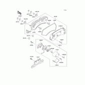 Схема вузла: Taillight(s) для Kawasaki EL250 Eliminator 250