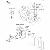 Схема вузла: Fuel injection для Kawasaki VN1500 VN1500 Classic Tourer Fi