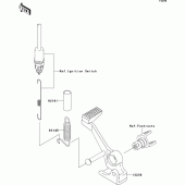 Схема вузла: Лапка гальма для Kawasaki ZR1000 Z1000