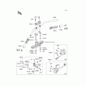 Схема узла: Руль & Пульт управления рулевой для Kawasaki EX650 Ninja 650 ABS