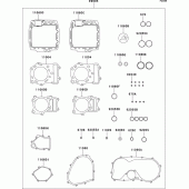 Схема вузла: Gasket kit для Kawasaki VN800 Vulcan 800