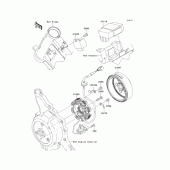 Схема вузла: Генератор для Kawasaki KLX110 KLX110L