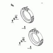 Схема узла: Шины для Kawasaki ZX750 Ninja ZX-7