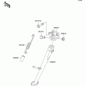 Схема вузла: Stand(s) для Kawasaki ZX1200 Ninja ZX-12R