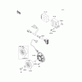 Схема узла: Генератор для Kawasaki KX125