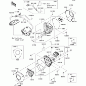 Схема узла: Воздушный фильтр для Kawasaki VN1700 Vulcan 1700 Voyager