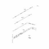 Схема вузла: Троси для Kawasaki ZR1000 Z1000