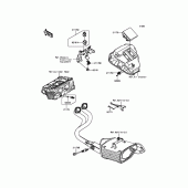 Схема вузла: Fuel Injection для Kawasaki ER650 ER-6N ABS