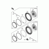 Схема вузла: Шини для Kawasaki KX65
