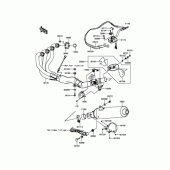 Схема вузла: Глушник для Kawasaki ZR1200 ZRX1200 DAEG