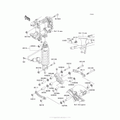 Схема вузла: Suspension/shock Absorber для Kawasaki ZG1400 Concours 14