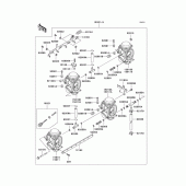 Схема узла: Карбюратор для Kawasaki ZX600 Ninja ZX-6