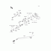 Схема вузла: Перемикач передач для Kawasaki EJ650 W650