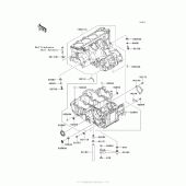 Схема вузла: Картер двигуна для Kawasaki ZX1400 Ninja ZX-14R ABS