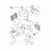 Схема вузла: Water pipe для Kawasaki EX250 Ninja 250R