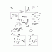 Схема узла: Руль & Пульт управления рулевой для Kawasaki ZG1000 1000GTR