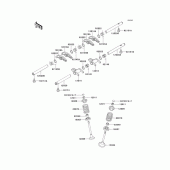 Схема вузла: Клапан(и)(1/2) для Kawasaki EJ650 W650